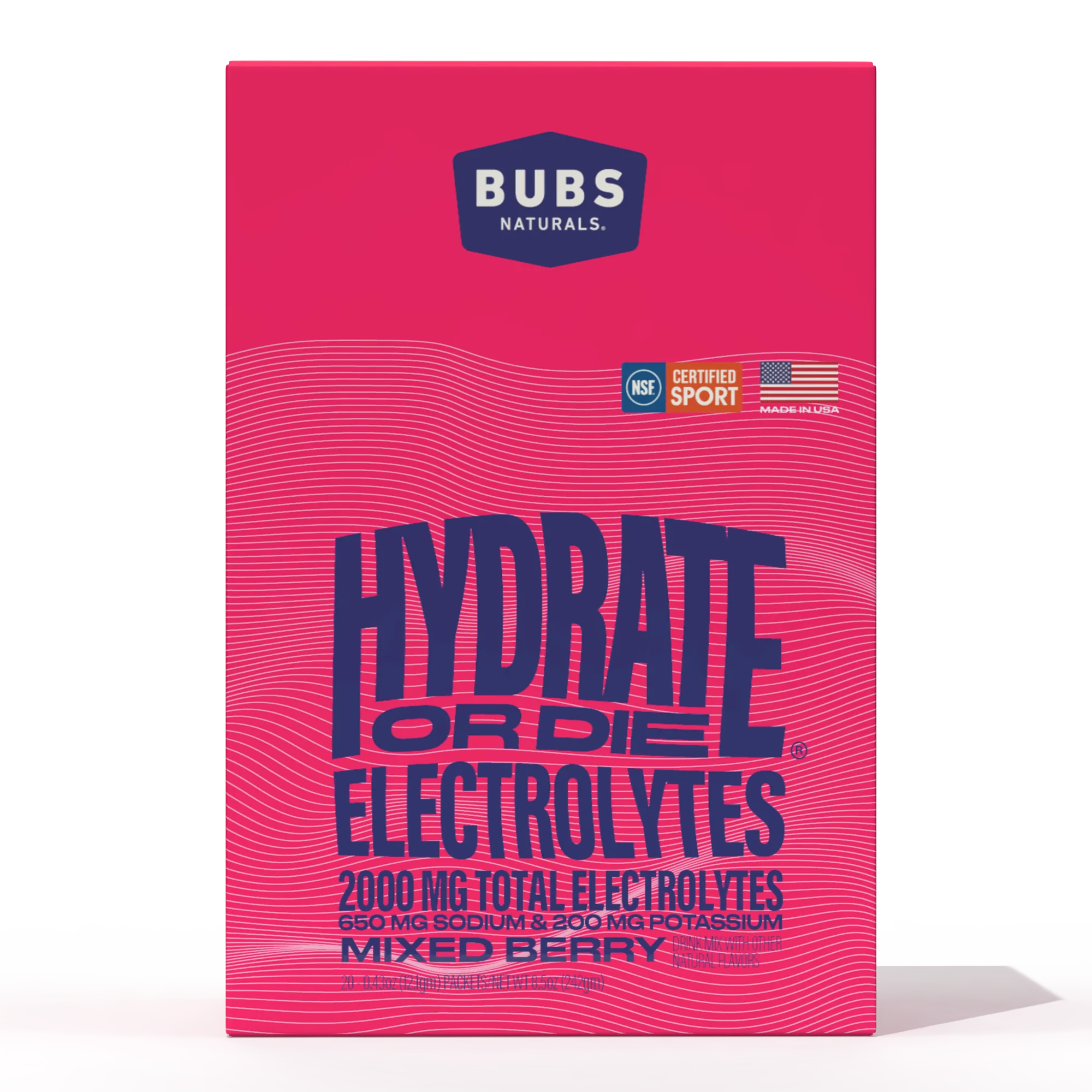 BUBS Naturals Hydrate or Die Electrolytes - Image 11