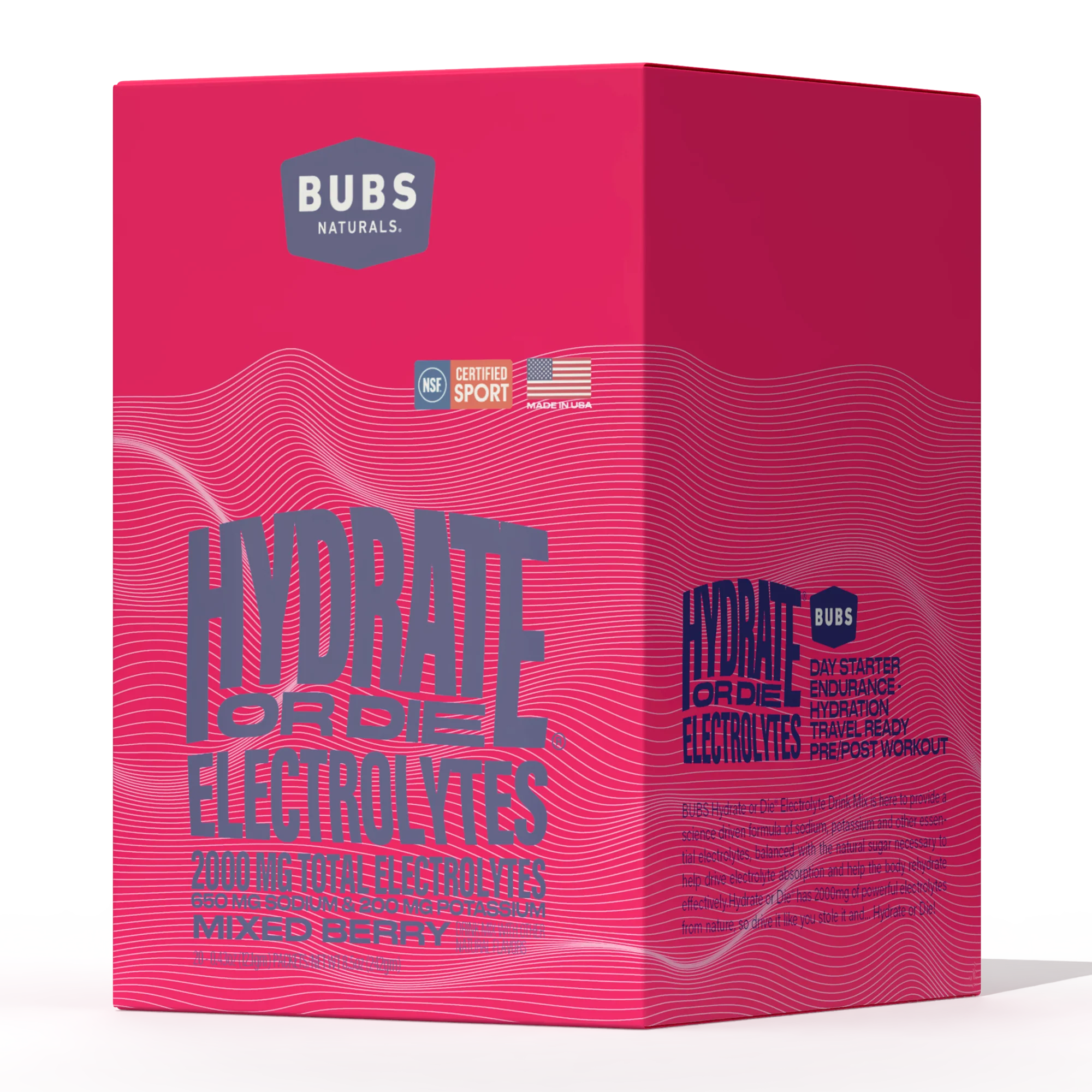 BUBS Naturals Hydrate or Die Electrolytes - Image 14