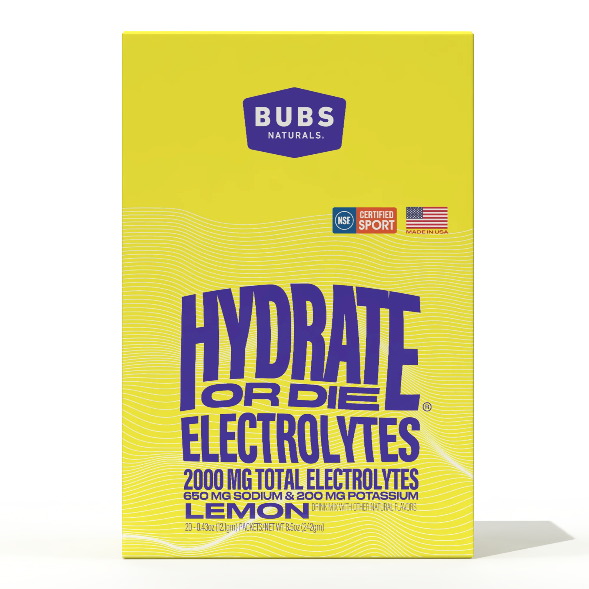 BUBS Naturals Hydrate or Die Electrolytes - Image 17