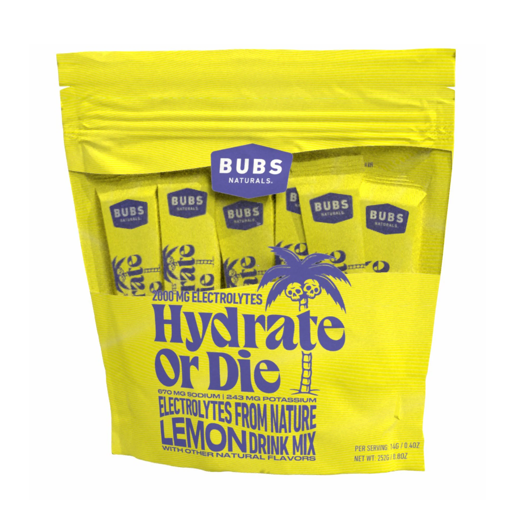 BUBS Naturals Hydrate or Die Electrolytes - Image 3