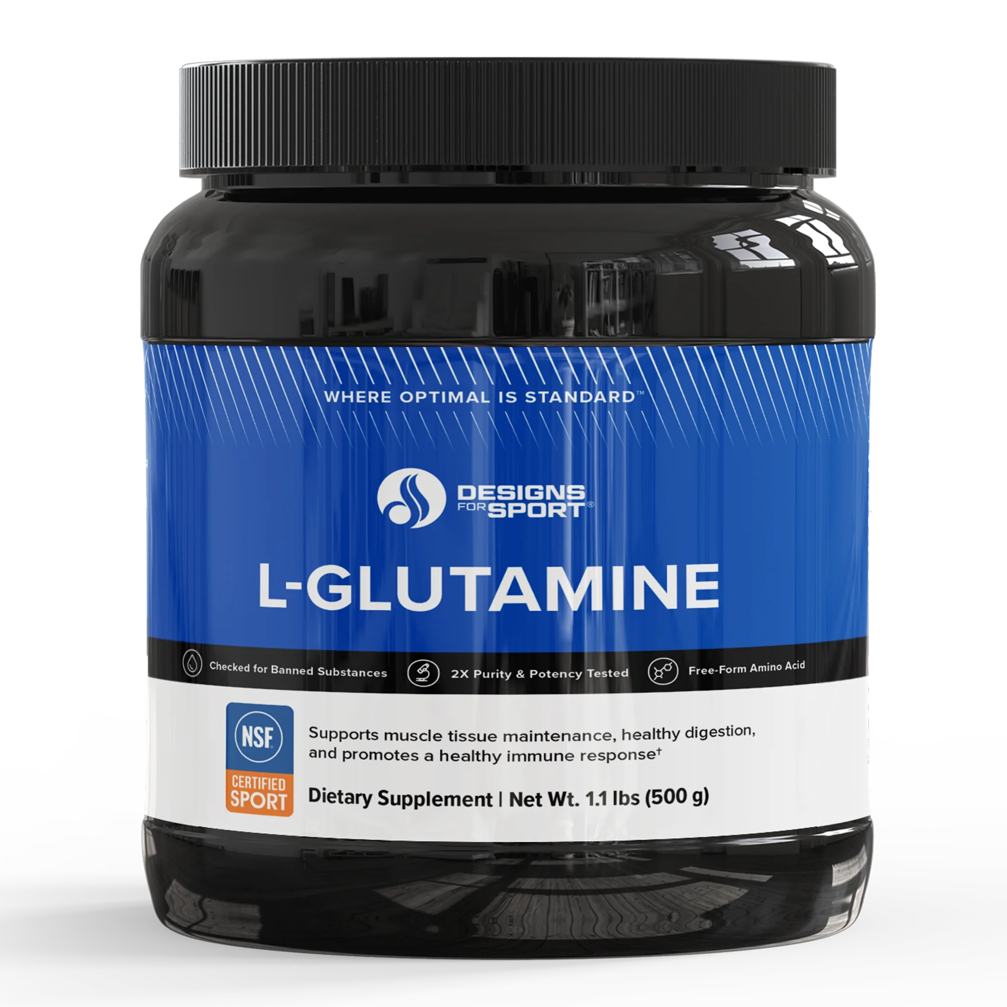 Designs for Sport L-Glutamine Powder