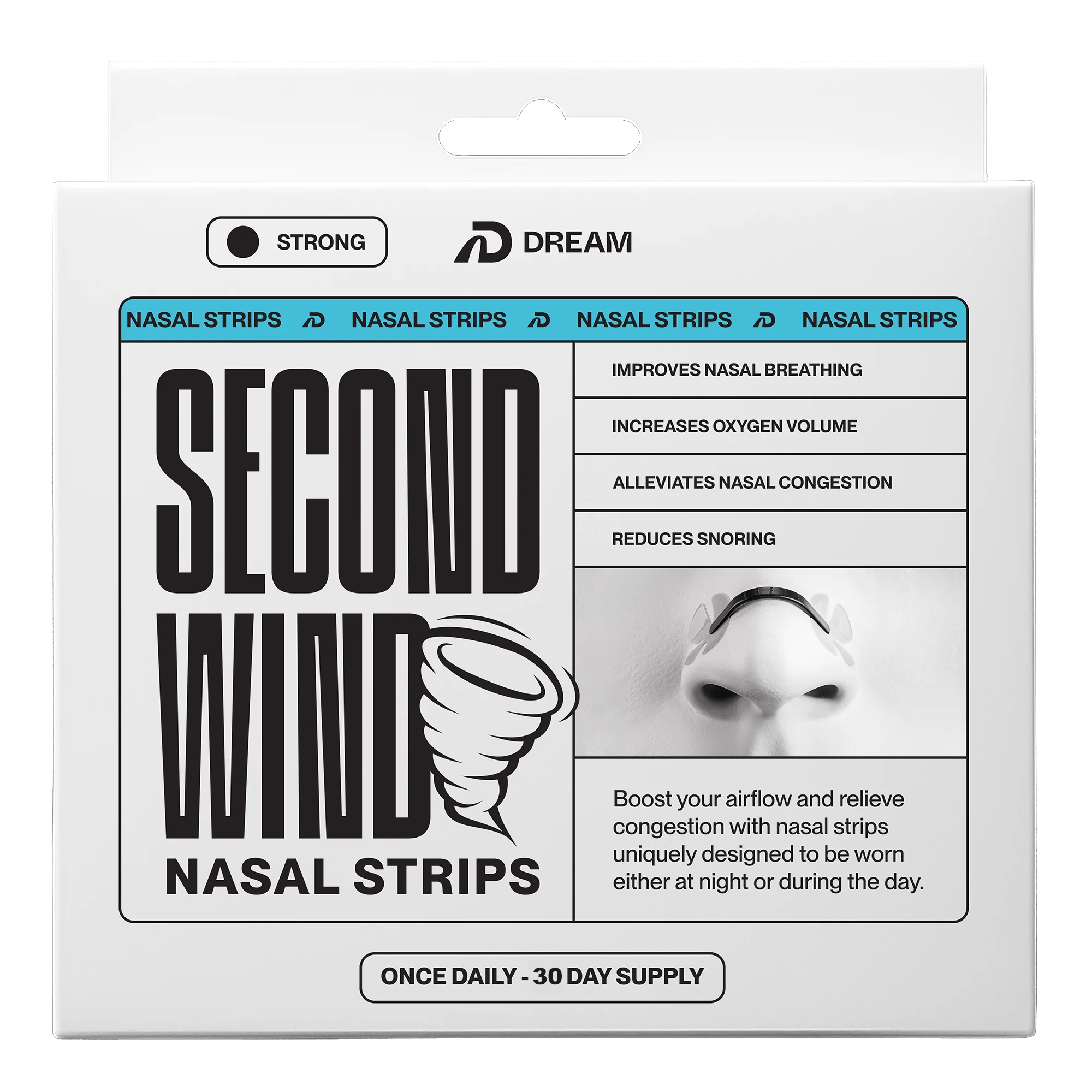 Dream Recovery Second Wind Nasal Strips 30 - Image 3