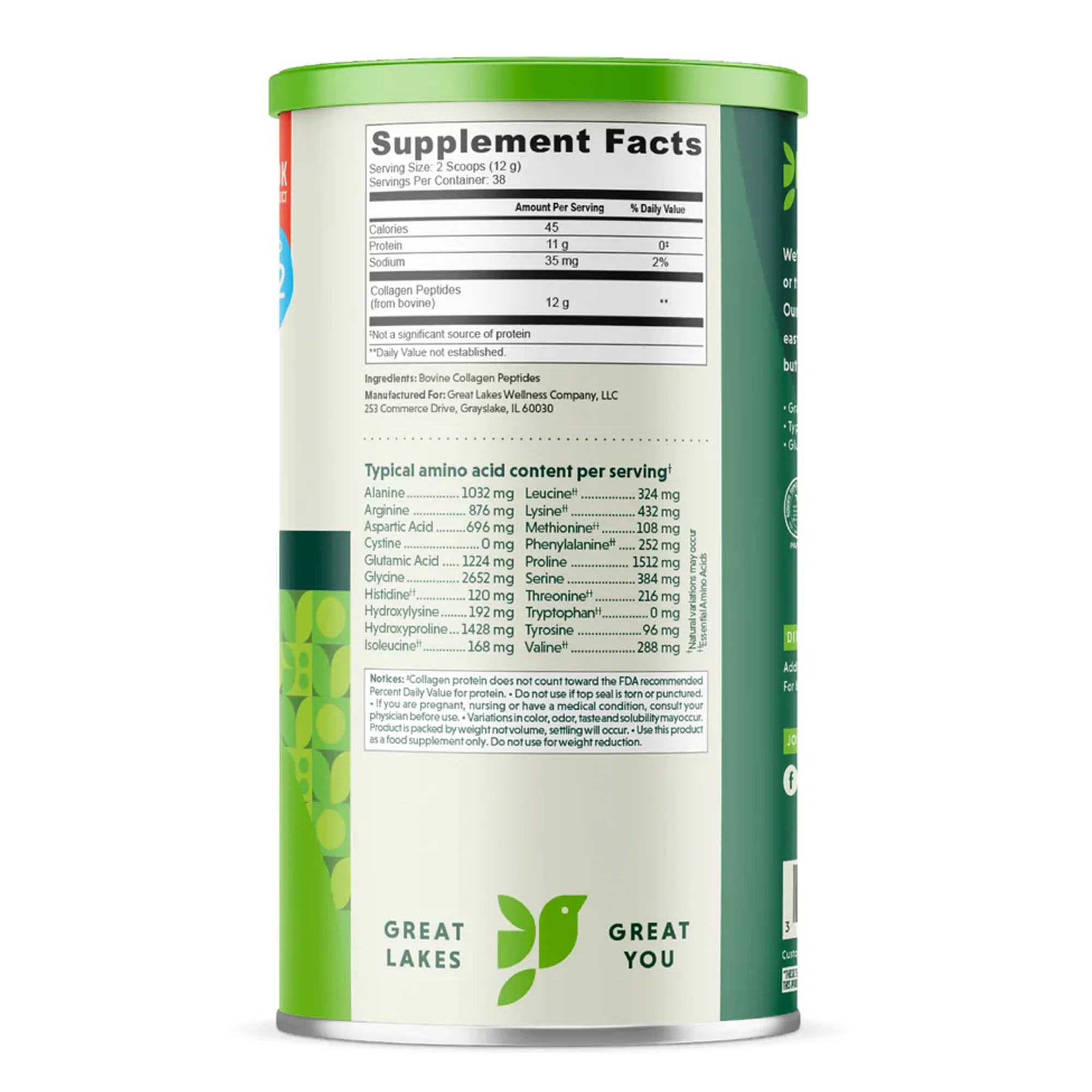 Great Lakes Collagen Peptides - Image 3