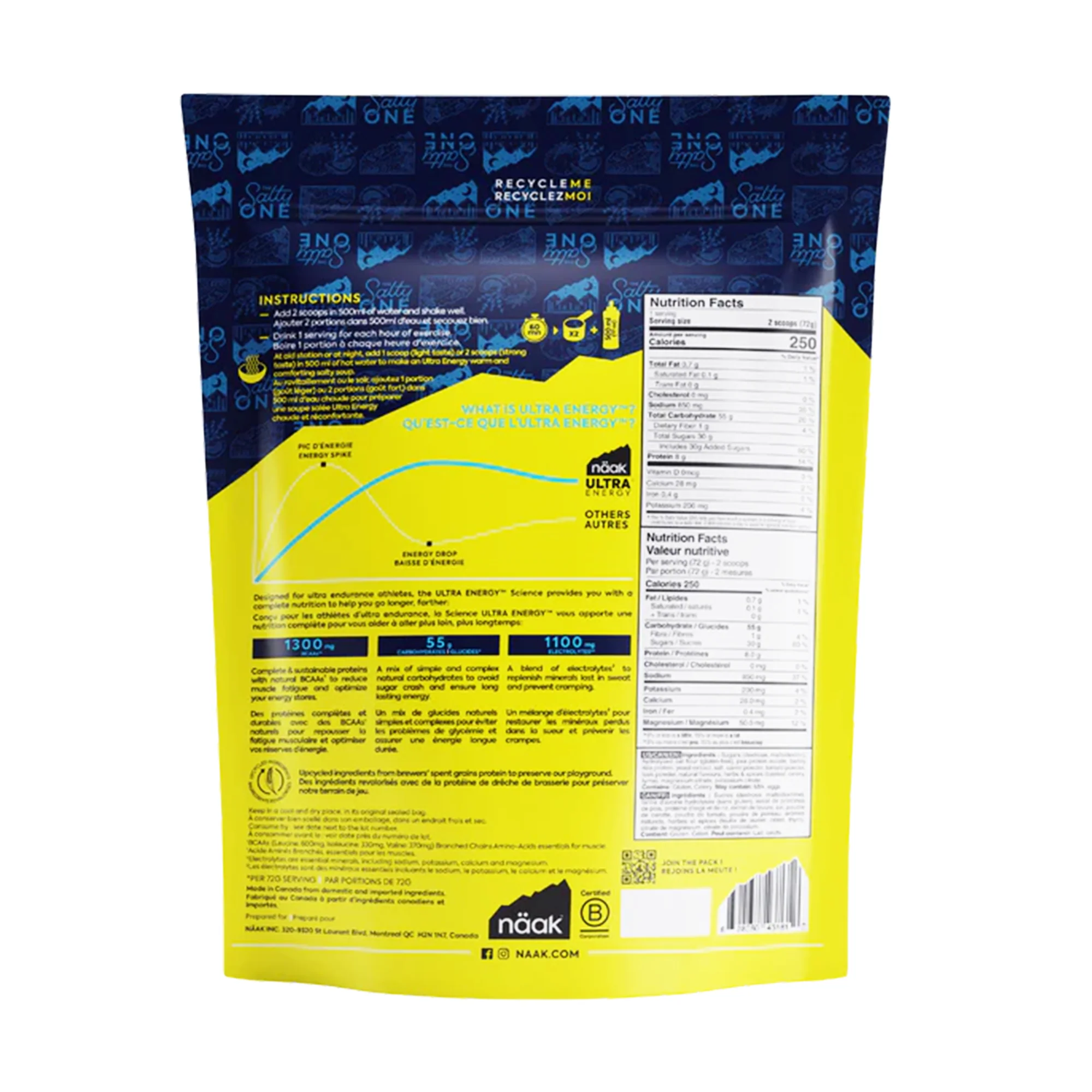 Näak Ultra Energy Drink Mix Salted Soup - Image 2