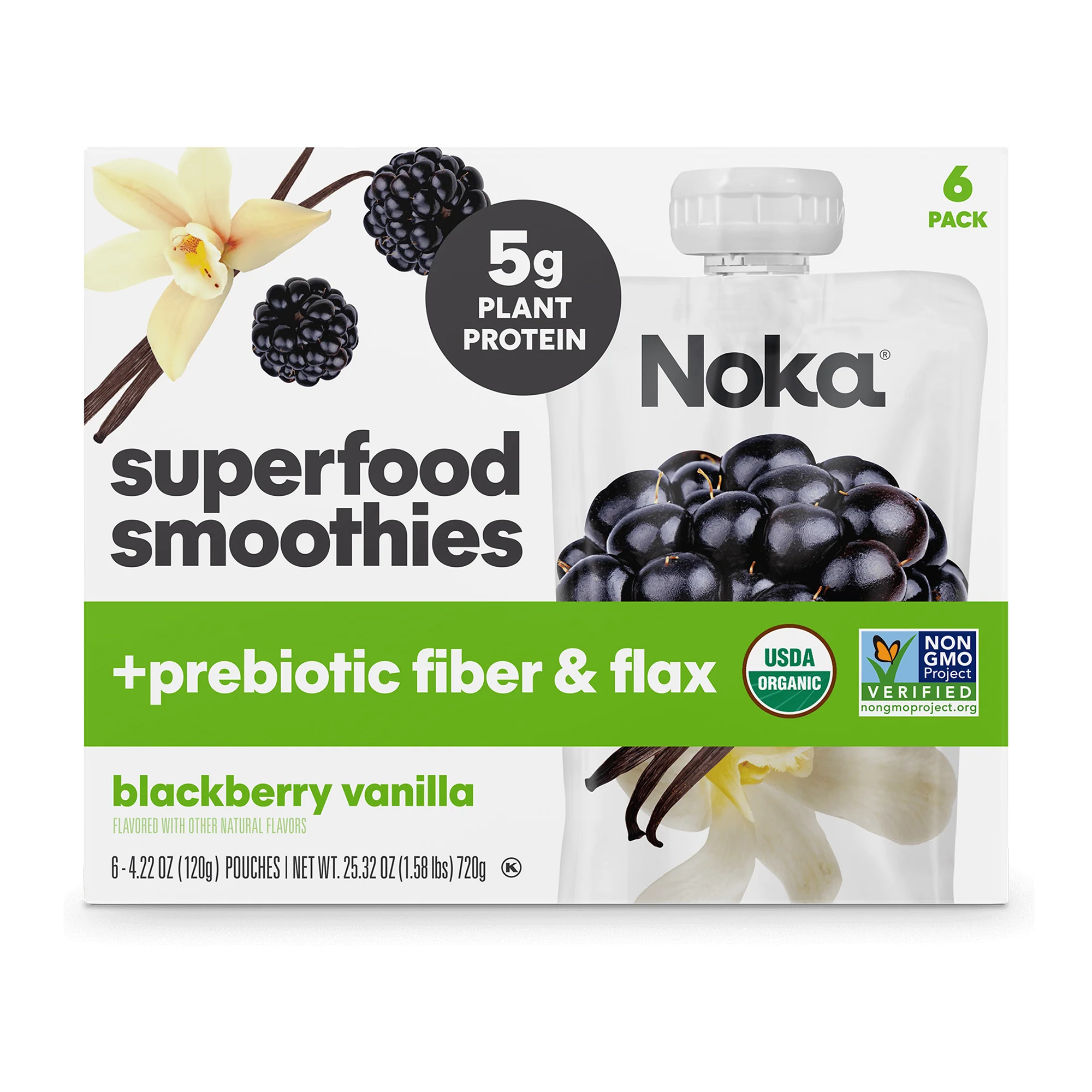 Noka Superfood Smoothies Prebiotic Fiber and Plant Protein - Image 12