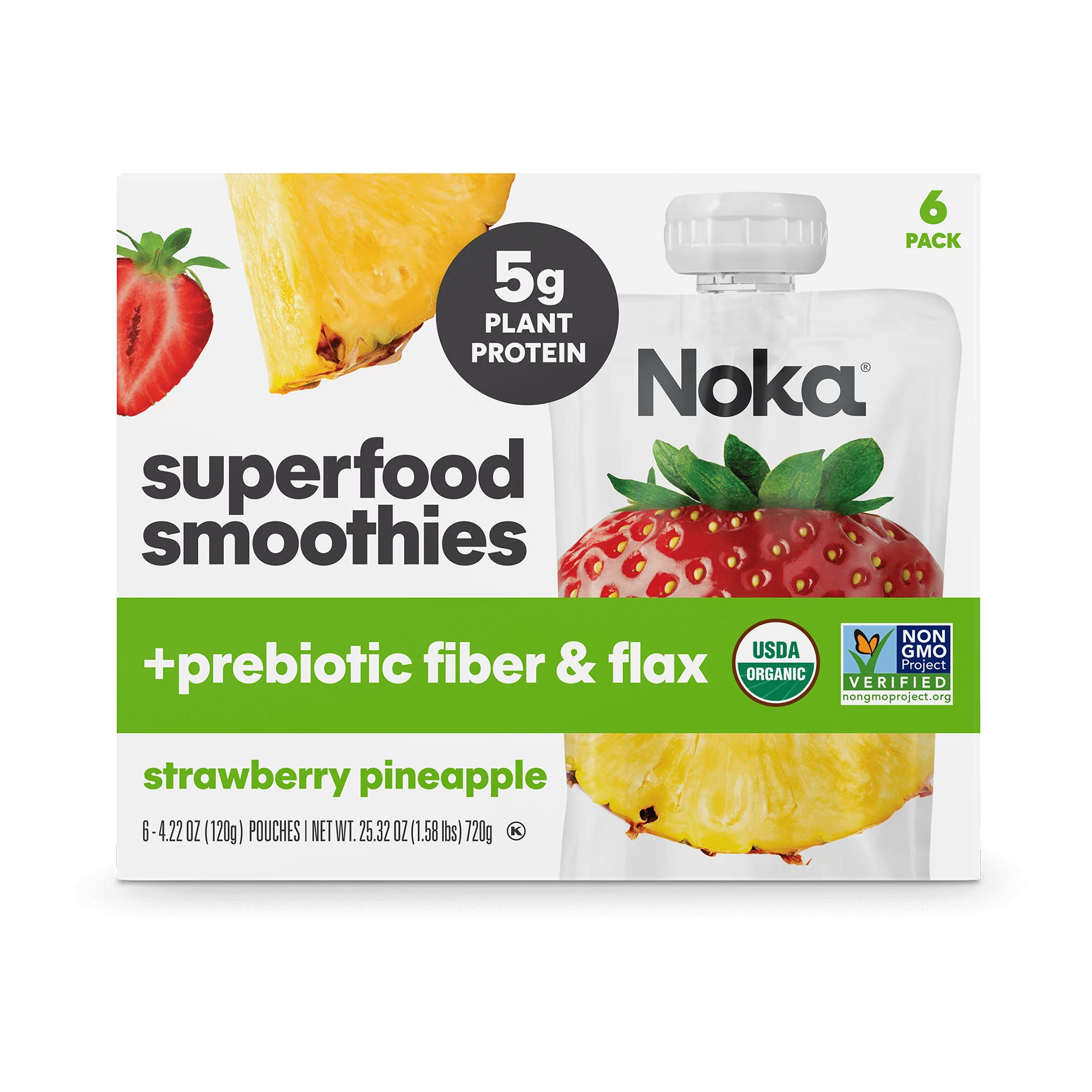 Noka Superfood Smoothies Prebiotic Fiber and Plant Protein - Image 2