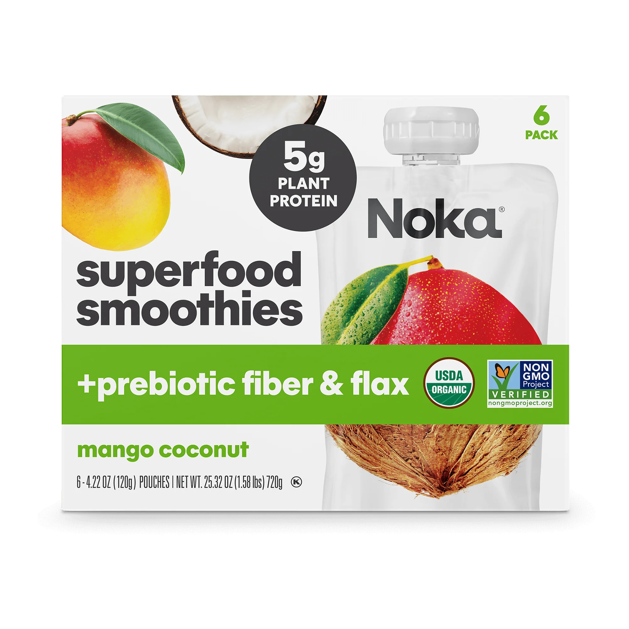 Noka Superfood Smoothies Prebiotic Fiber and Plant Protein - Image 6
