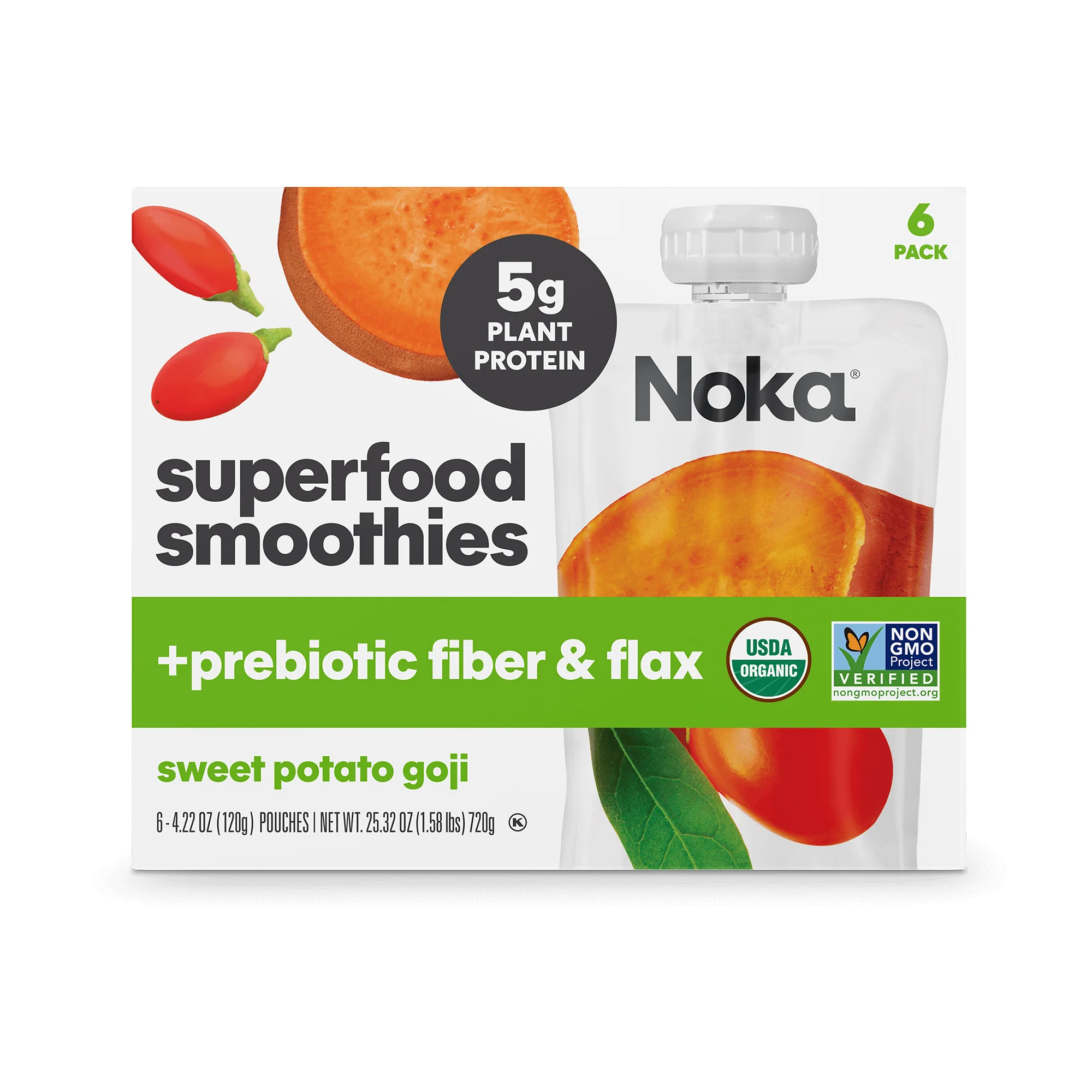 Noka Superfood Smoothies Prebiotic Fiber and Plant Protein - Image 8