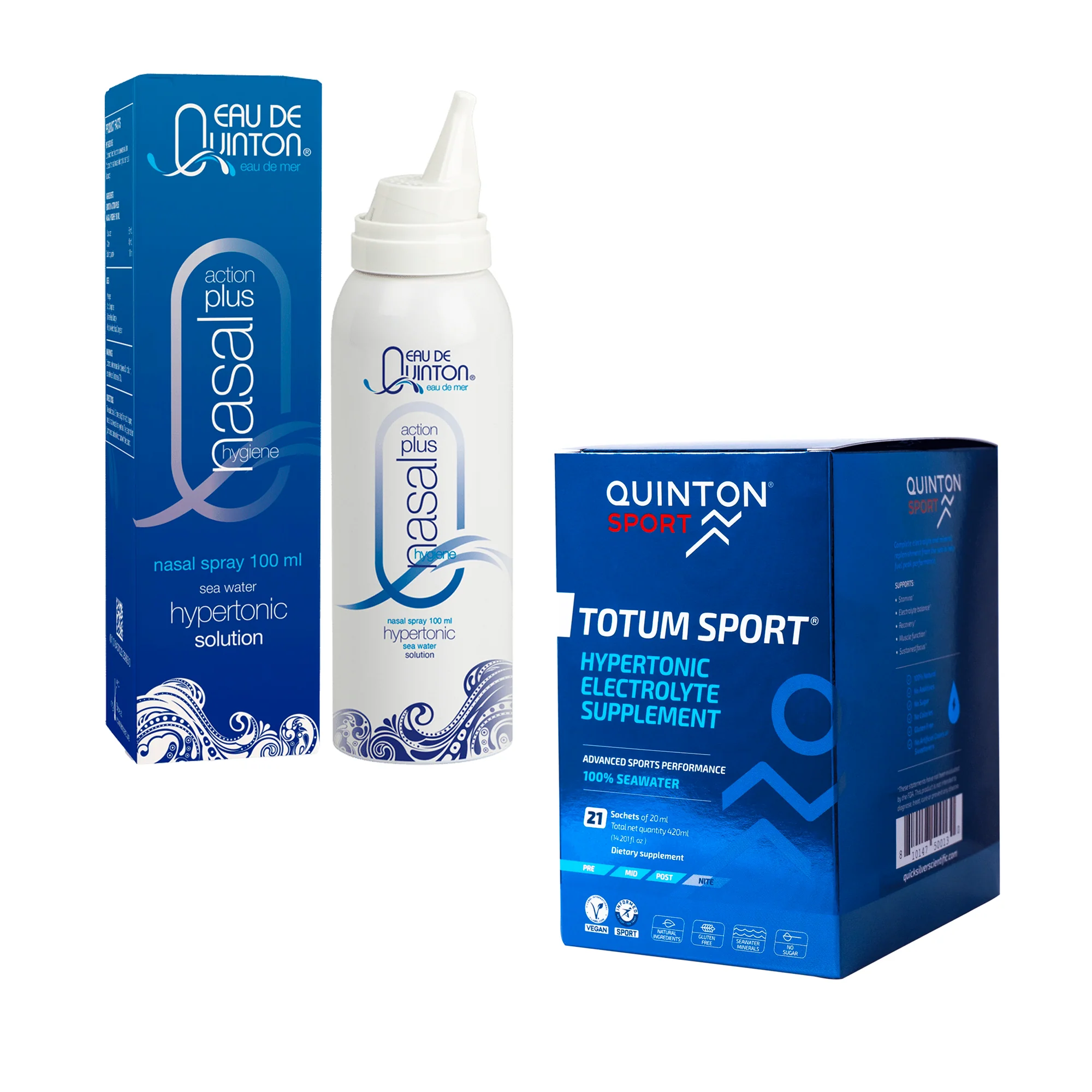 Quinton Totum Sport + Quinton Nasal Spray for Athletes