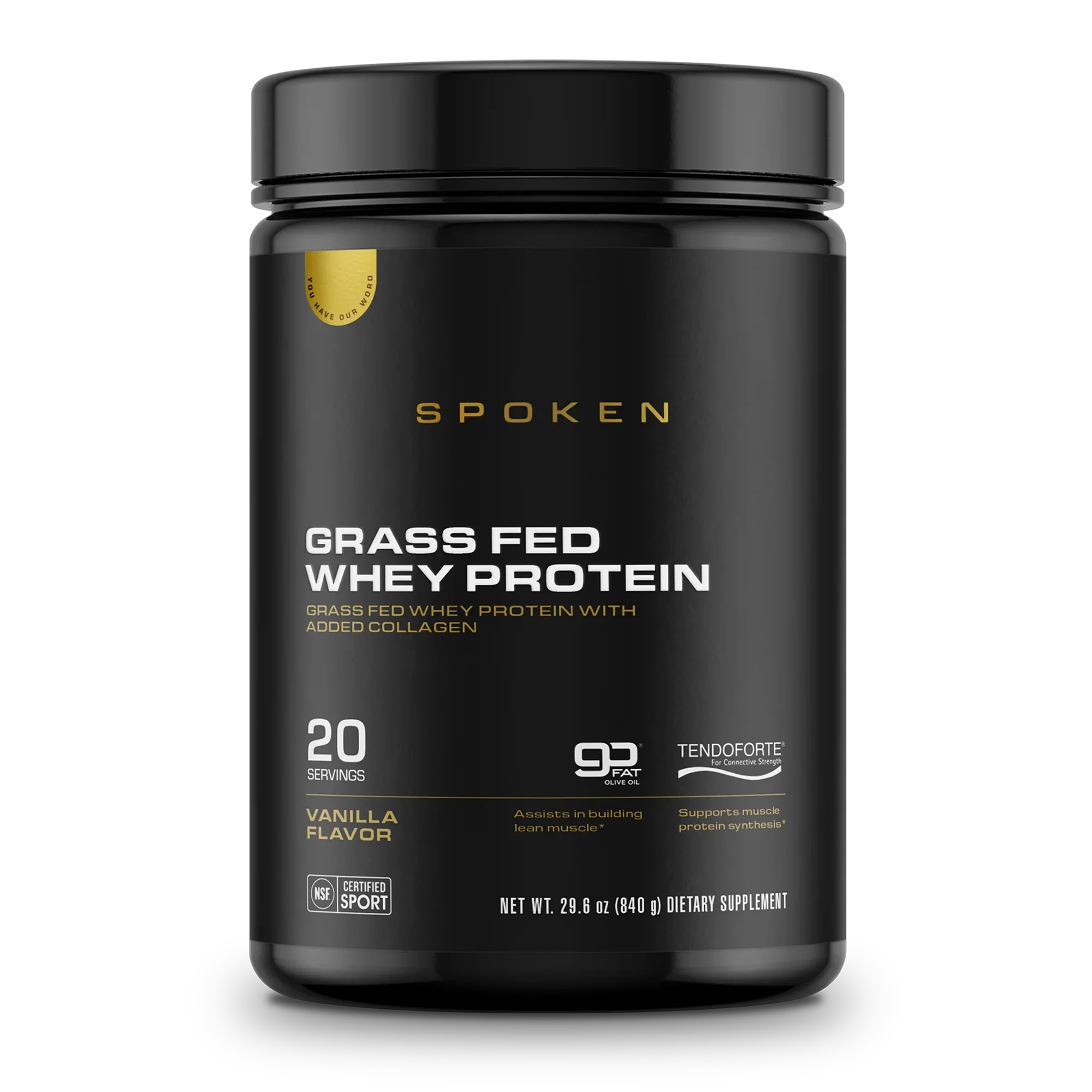 Spoken Grass Fed Whey Protein - Image 2