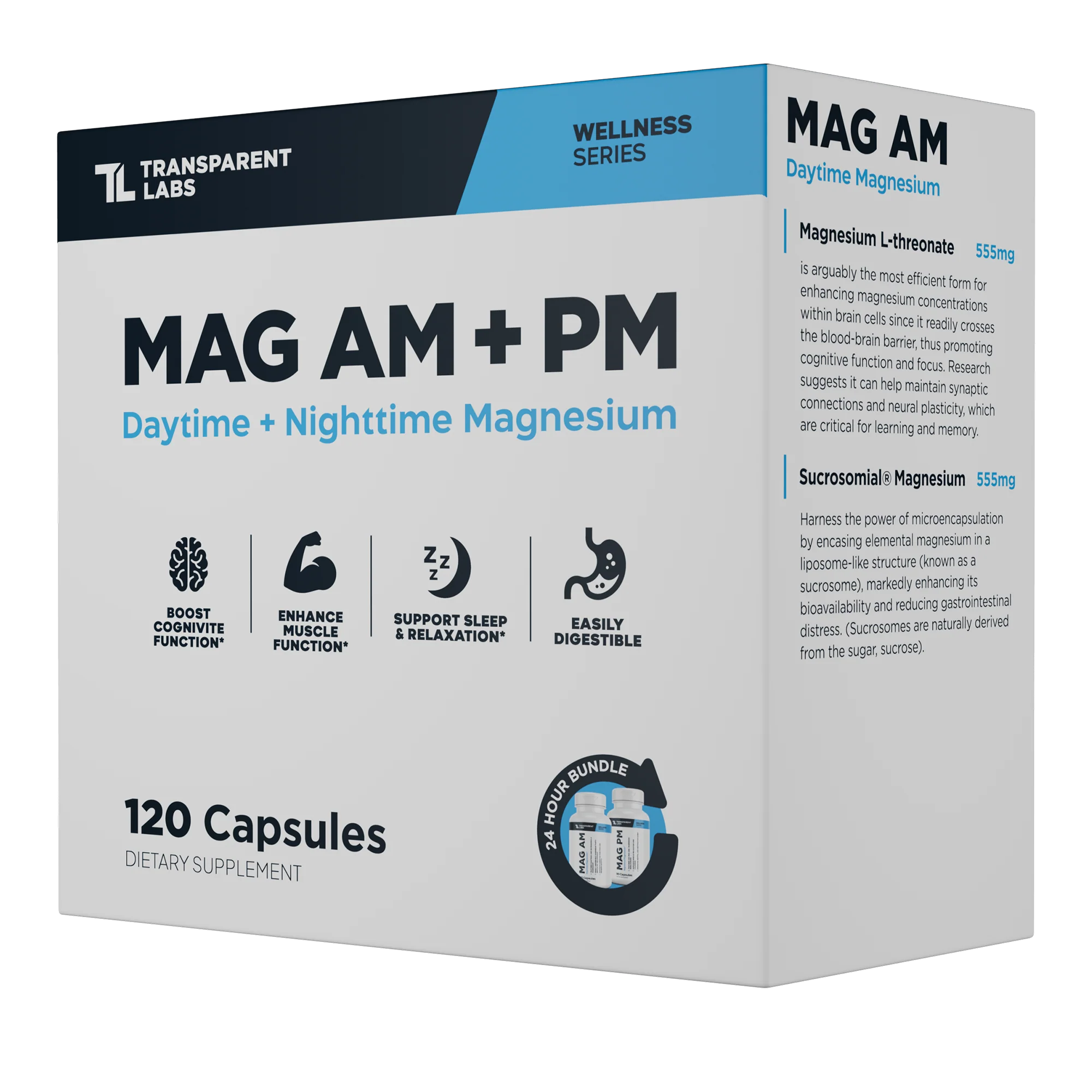 Transparent Labs Magnesium AM & PM