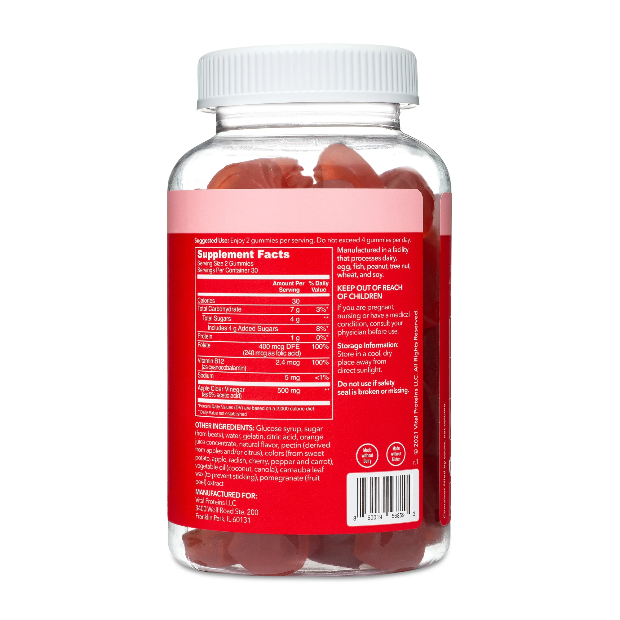 Vital Proteins Gummies Apple Cider Vinegar - Image 3